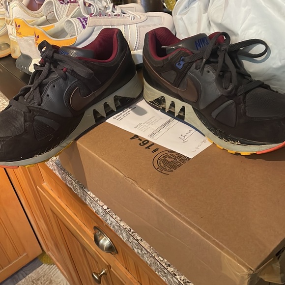 NIKE AIR STABS -size12W. 10.5 M.  “Rainbow”as you can see incredible condition - Picture 3 of 5